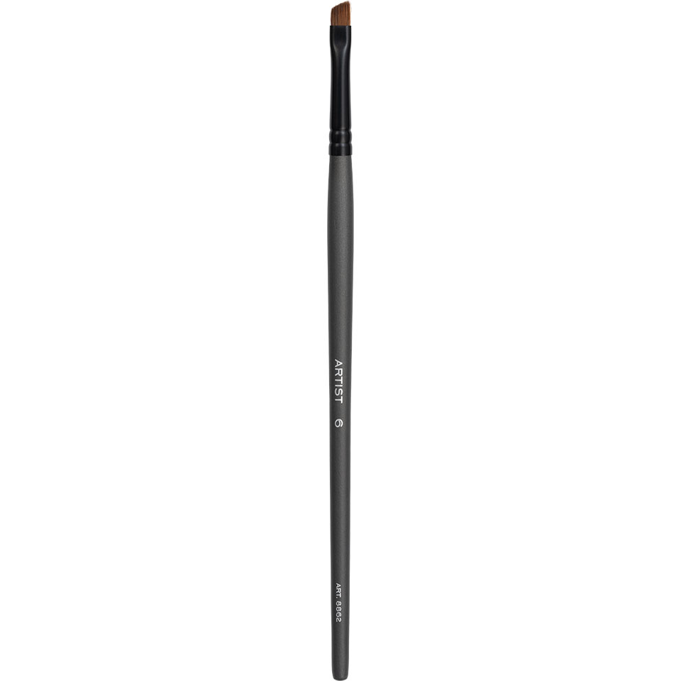 Kryolan Professional Angular Brush 6 - Professional makeup brushes UK - eyebrow brush - eyeliner brush