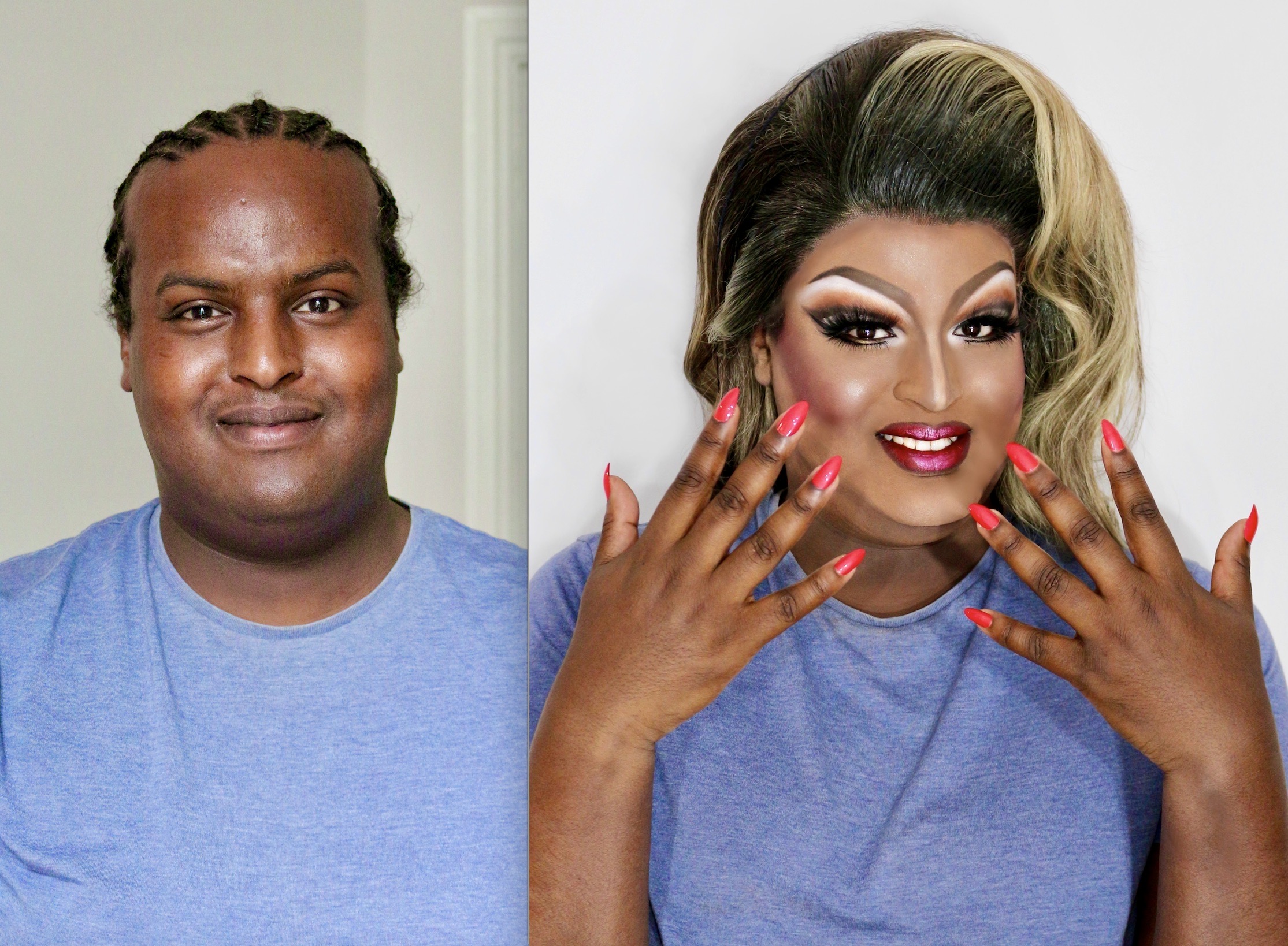 drag queen makeup wig nails London UK drag makeup supplier