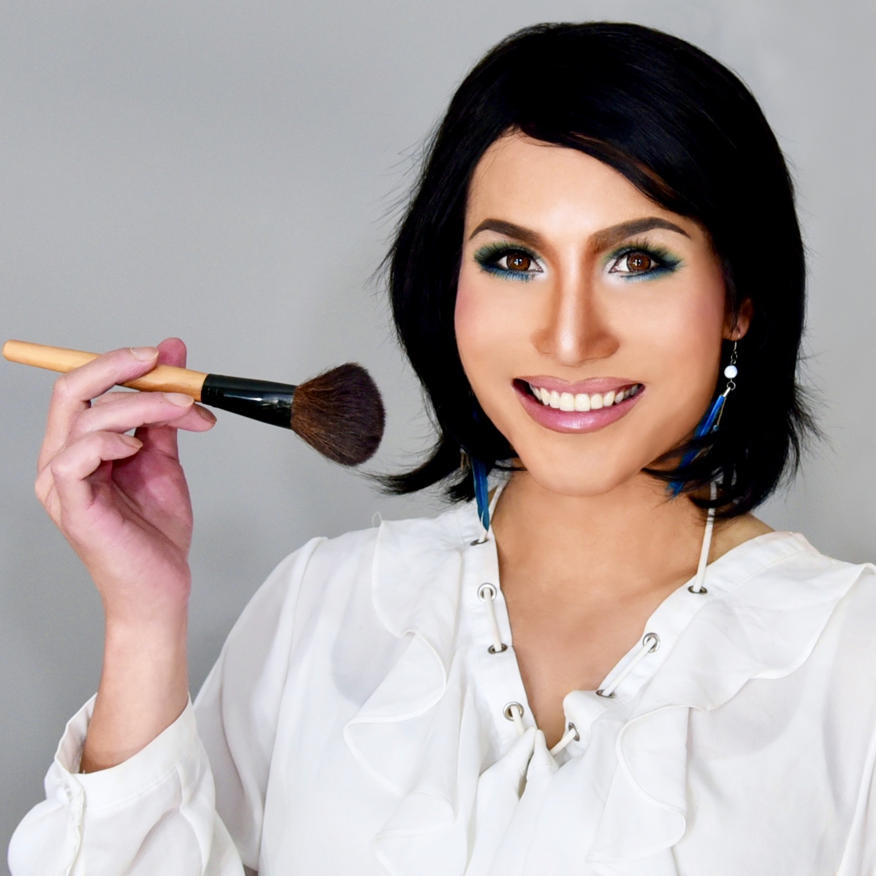 Crossdresser makeup lesson London